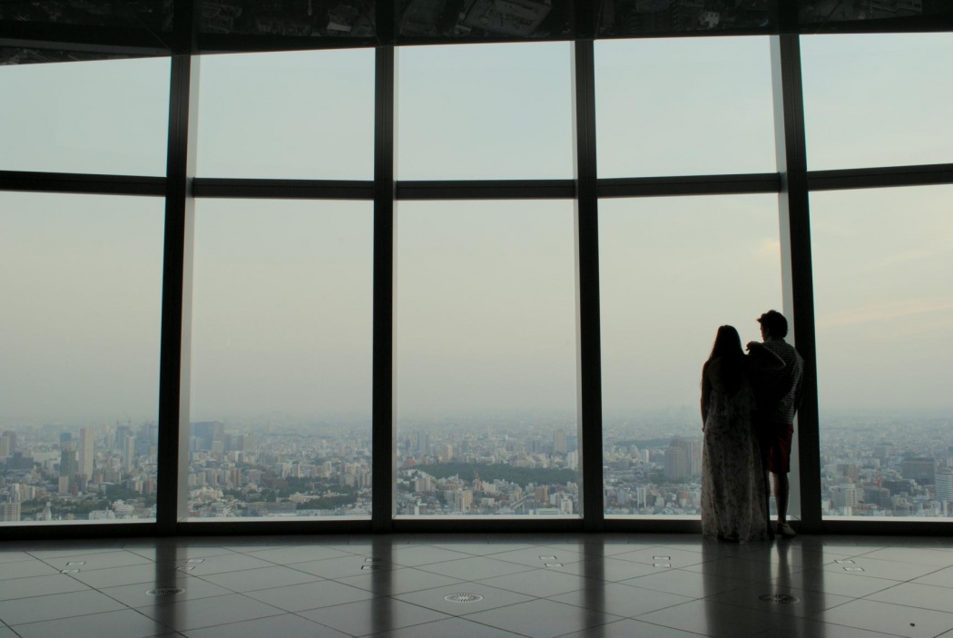 Skyline desde la azotea de Roppongi Hills. Tokyo 2014.