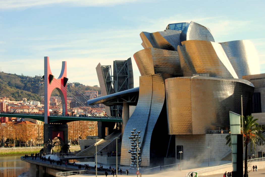 Museo Guggenheim y Puente Príncipes de España. Bilbao 2014.