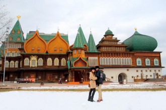 Palacio del Zar Mikhailovich, parque Kolómenskoye. Moscú 2015.